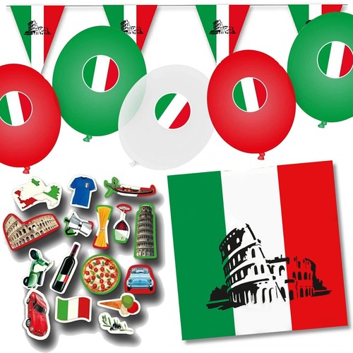 Italien party set 78tlg deko - party, 78tlg.