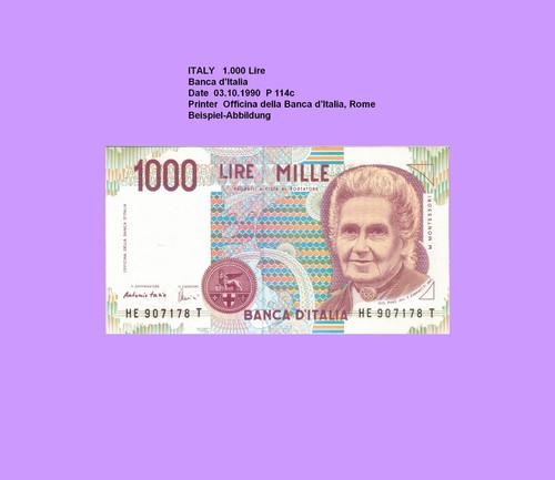 Italien italy 1000 lire - italy,