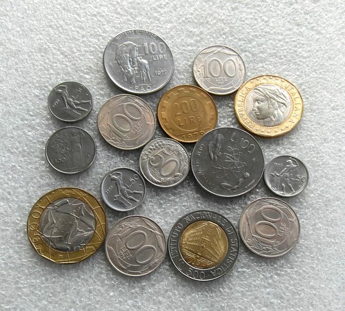 Italien münzen sammlung - italien,