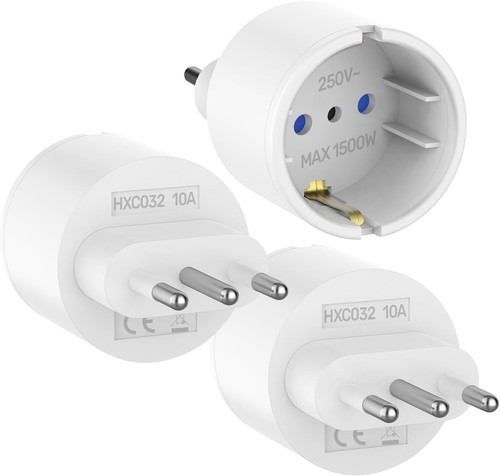 Stück reiseadapter italien - 3,